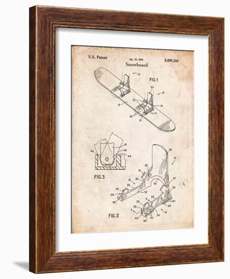 Snowboard Patent-Cole Borders-Framed Art Print