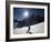 Snowboarder Enjoys Superb Spring Snow High on the Famous Valley Blanche Ski Run-David Pickford-Framed Photographic Print