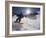 Snowboarder in Tuckerman Ravine, White Mountains National Forest, New Hampshire, USA-Jerry & Marcy Monkman-Framed Photographic Print