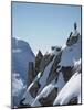 Snowboarder on the mountain-null-Mounted Photographic Print