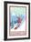 Snowboarder Scene - Snoqualmie Pass, Washington-Lantern Press-Framed Art Print