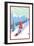 Snowboarder-Lantern Press-Framed Art Print