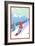 Snowboarder-Lantern Press-Framed Art Print