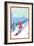 Snowboarder-Lantern Press-Framed Art Print