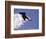 Snowboarding in Santa Fe, New Mexico, USA-Lee Kopfler-Framed Photographic Print