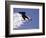 Snowboarding in Santa Fe, New Mexico, USA-Lee Kopfler-Framed Photographic Print