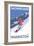 Snowboarding, Washington-Lantern Press-Framed Premium Giclee Print