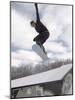 Snowboarding-null-Mounted Photographic Print