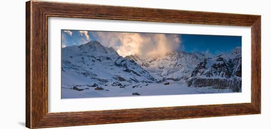 Snowcapped Mountain, Annapurna Base Camp, Annapurna Range, Himalayas, Nepal-null-Framed Photographic Print