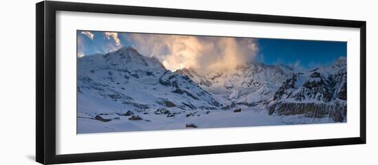 Snowcapped Mountain, Annapurna Base Camp, Annapurna Range, Himalayas, Nepal-null-Framed Photographic Print