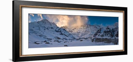 Snowcapped Mountain, Annapurna Base Camp, Annapurna Range, Himalayas, Nepal-null-Framed Photographic Print