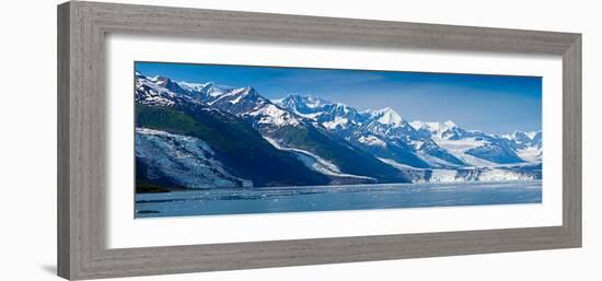 Snowcapped Mountains at College Fjord of Prince William Sound, Alaska, USA-null-Framed Photographic Print