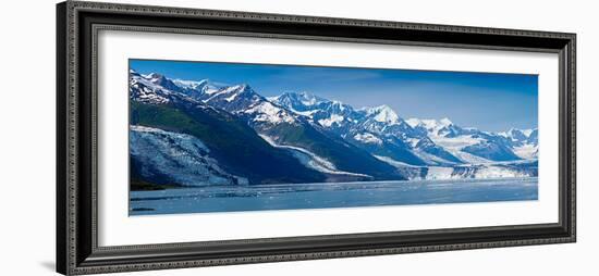 Snowcapped Mountains at College Fjord of Prince William Sound, Alaska, USA-null-Framed Photographic Print