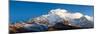 Snowcapped Mountains, Hiunchuli, Annapurna Range, Himalayas, Nepal-null-Mounted Photographic Print