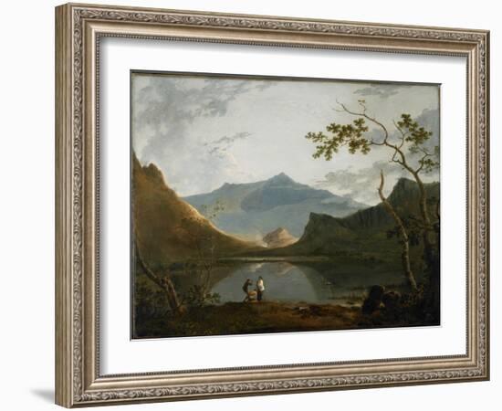 Snowdon from Llyn Nantlle, C.1765-66-Richard Wilson-Framed Giclee Print