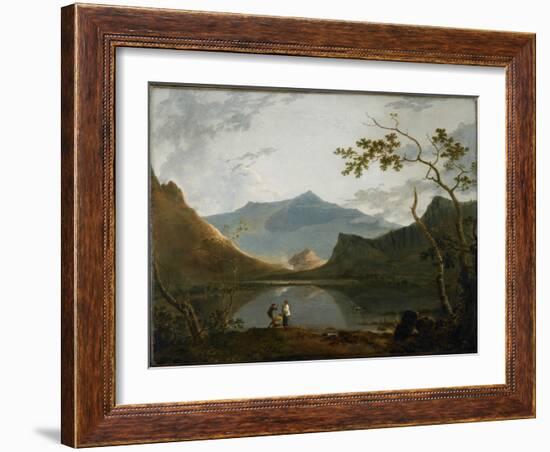 Snowdon from Llyn Nantlle, C.1765-66-Richard Wilson-Framed Giclee Print