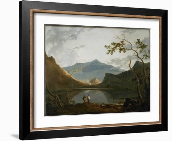 Snowdon from Llyn Nantlle, C.1765-66-Richard Wilson-Framed Giclee Print