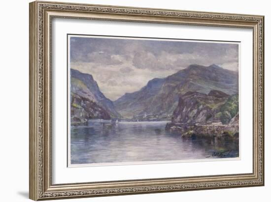 Snowdon Llanberis Lake-Robert Fowler-Framed Art Print