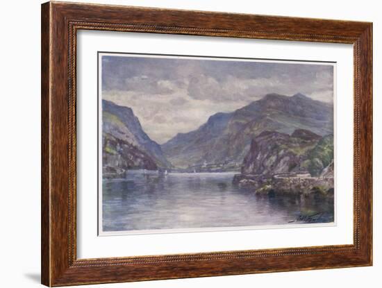 Snowdon Llanberis Lake-Robert Fowler-Framed Art Print