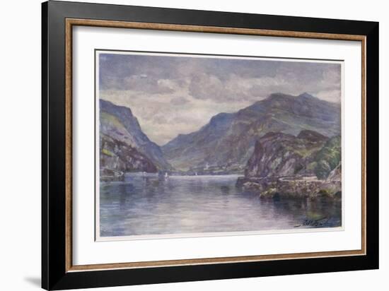 Snowdon Llanberis Lake-Robert Fowler-Framed Art Print