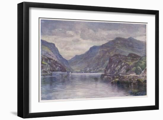 Snowdon Llanberis Lake-Robert Fowler-Framed Art Print