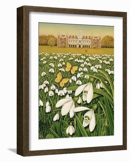 Snowdrop Day, Hatfield House, 1999-Frances Broomfield-Framed Giclee Print