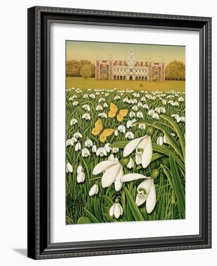 Snowdrop Day, Hatfield House, 1999-Frances Broomfield-Framed Giclee Print