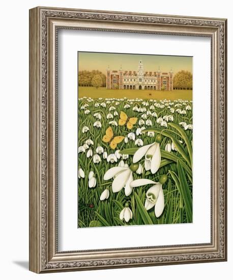 Snowdrop Day, Hatfield House, 1999-Frances Broomfield-Framed Giclee Print