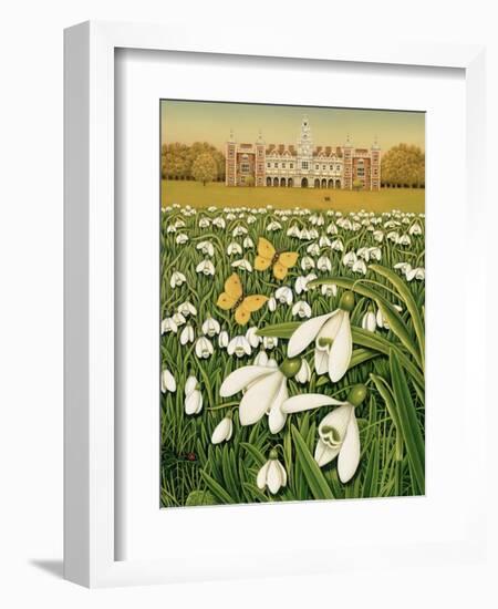 Snowdrop Day, Hatfield House, 1999-Frances Broomfield-Framed Giclee Print