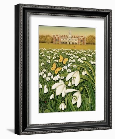 Snowdrop Day, Hatfield House, 1999-Frances Broomfield-Framed Giclee Print