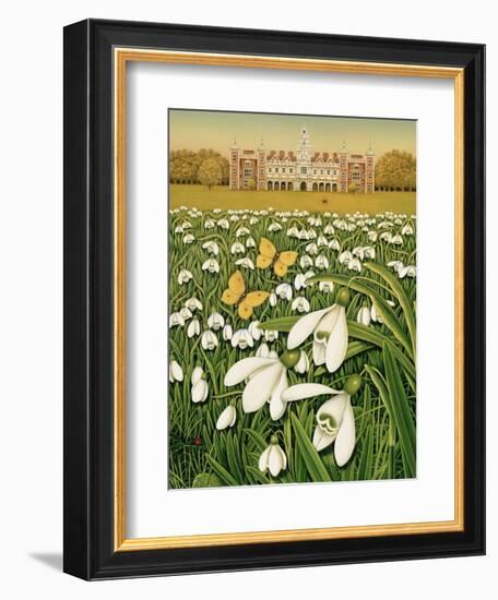 Snowdrop Day, Hatfield House, 1999-Frances Broomfield-Framed Giclee Print