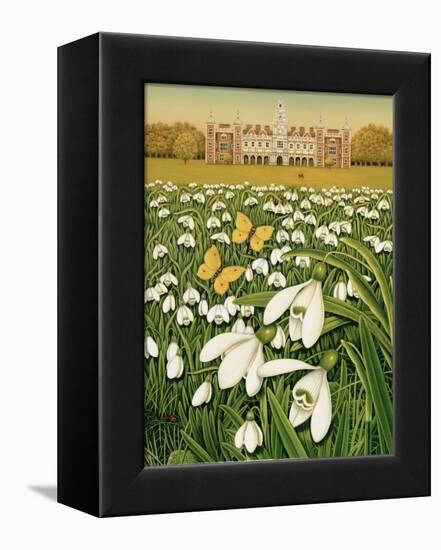 Snowdrop Day, Hatfield House, 1999-Frances Broomfield-Framed Premier Image Canvas