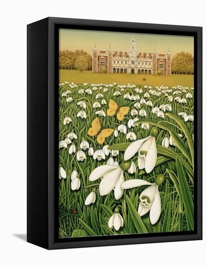 Snowdrop Day, Hatfield House, 1999-Frances Broomfield-Framed Premier Image Canvas