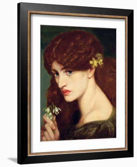 Snowdrops, 1873-Dante Gabriel Rossetti-Framed Giclee Print