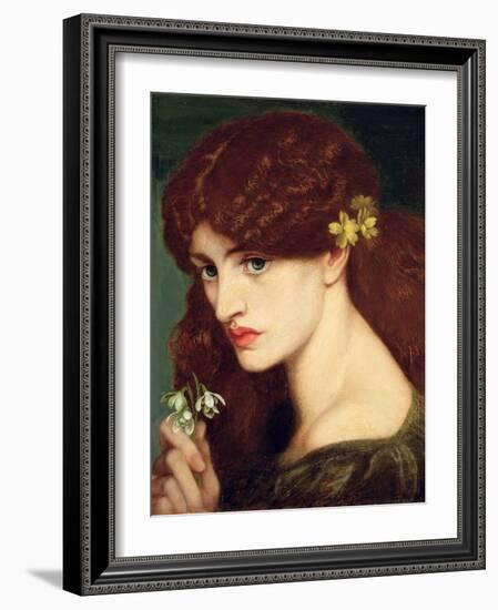 Snowdrops, 1873-Dante Gabriel Rossetti-Framed Giclee Print