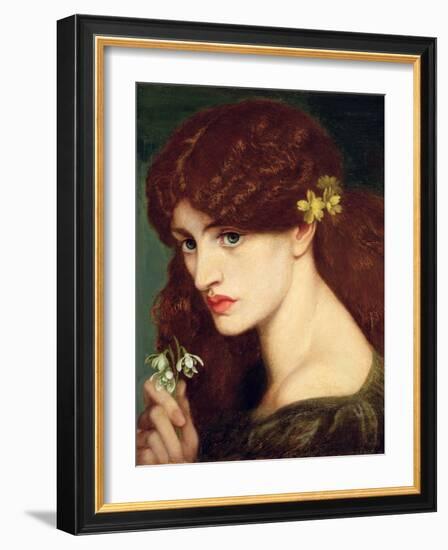 Snowdrops, 1873-Dante Gabriel Rossetti-Framed Giclee Print