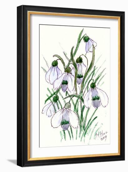 Snowdrops-Nell Hill-Framed Giclee Print