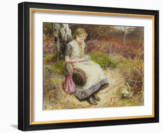 Snowdrops-Myles Birket Foster-Framed Giclee Print