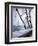 Snowfall in Paris: Passerelle Debilly and Eiffel Tower-Dmitri Kessel-Framed Photographic Print