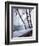 Snowfall in Paris: Passerelle Debilly and Eiffel Tower-Dmitri Kessel-Framed Photographic Print