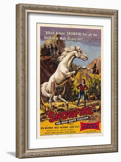 Snowfire, 1958-null-Framed Art Print