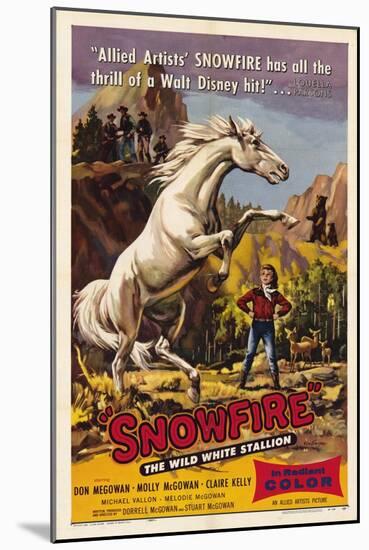 Snowfire, 1958-null-Mounted Art Print