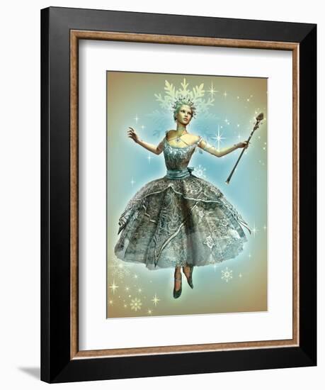 Snowflake Princess-Atelier Sommerland-Framed Art Print