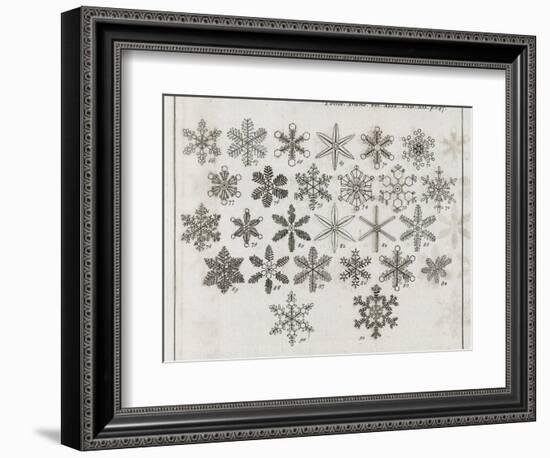 Snowflake Research, 18th Century-Middle Temple Library-Framed Photographic Print