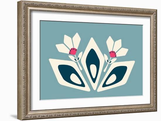 Snowflake-null-Framed Giclee Print