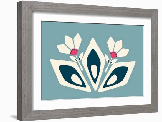 Snowflake-null-Framed Giclee Print