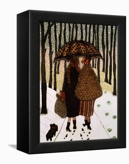 Snowflakes-Gillian Lawson-Framed Premier Image Canvas