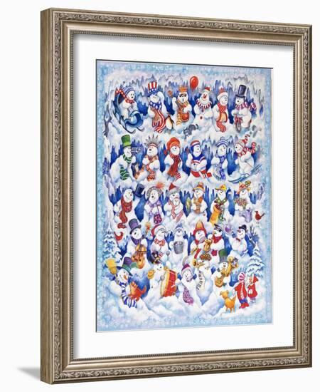 Snowfolks-Bill Bell-Framed Giclee Print