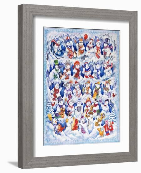 Snowfolks-Bill Bell-Framed Giclee Print