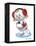 Snowgirl Figure Skater-Olga And Alexey Drozdov-Framed Premier Image Canvas